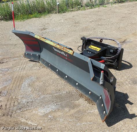 used skid steer snow plow attachment|skid steer snow plow mount.